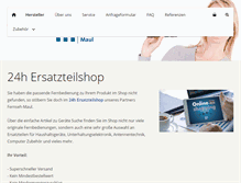 Tablet Screenshot of fernseh-maul.de